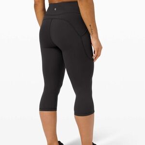 Lululemon Athletica Black Nylon-Spandex Leggings